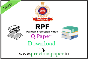 RPF Constable All Shift Previous Year Question Papers PDF