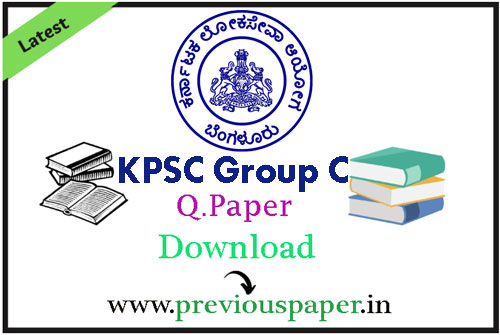 KPSC Group C Previous Question Papers