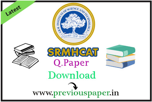 SRMHCAT Sample Papers
