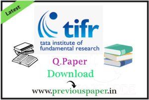 tifr phd entrance question papers