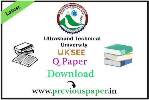 UKSEE Question Paper