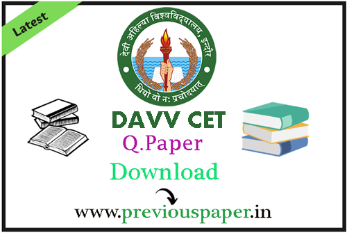 DAVV CET Sample Papers