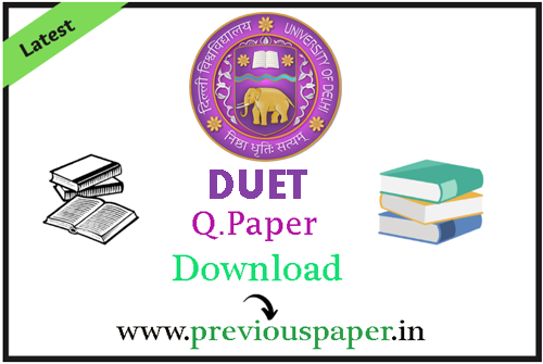 DUET Sample Papers 