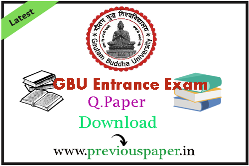 GBU Entrance Exam Sample Papers
