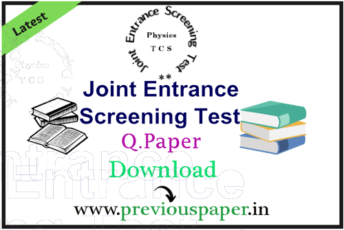 JEST Previous Year Question Papers