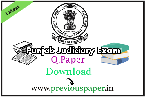 Punjab Judiciary Question Papers