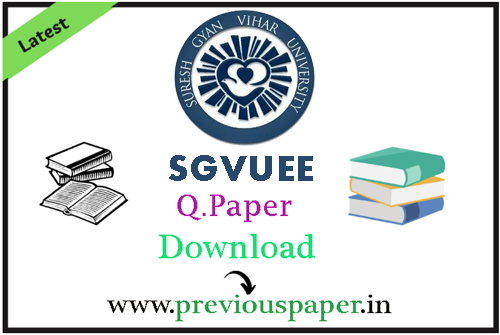 SGVUEE Sample Papers